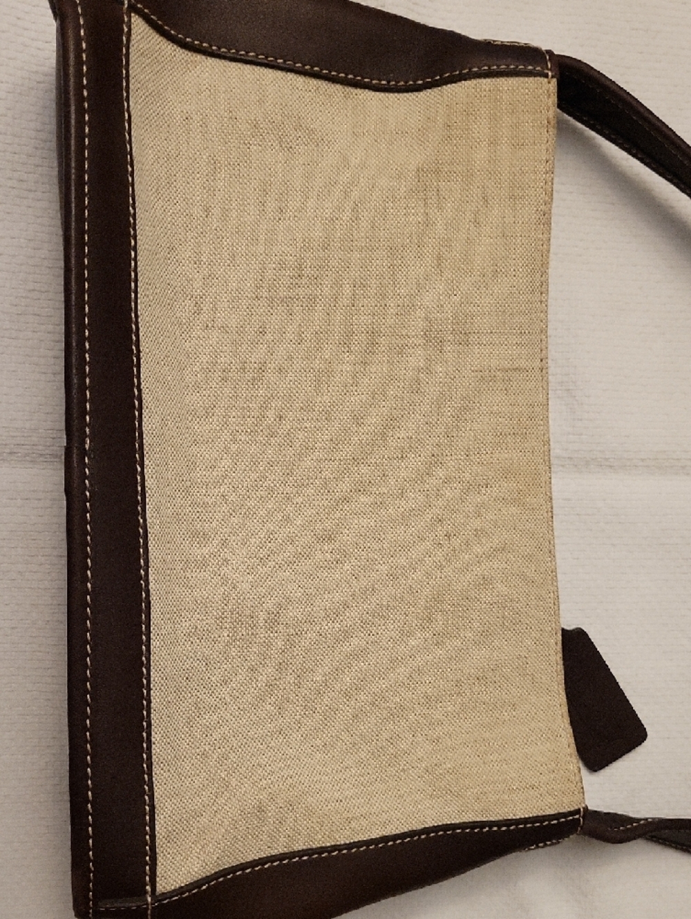 COACH Canvas and Brown Leather Shoulder Bag - Picture 2 of 4
